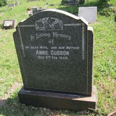 CUBBON Annie -1949