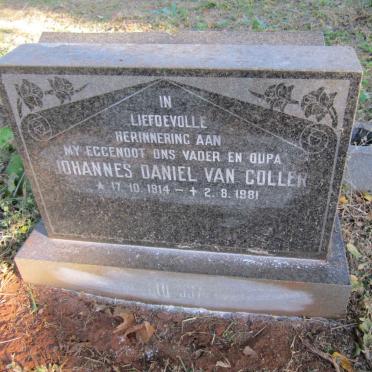 COLLER Johannes Daniel, van 1914-1981