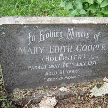COOPER Mary Edith nee HOLLISTER -1971