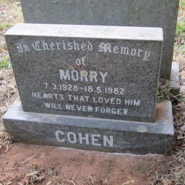 COHEN Morry 1928-1982