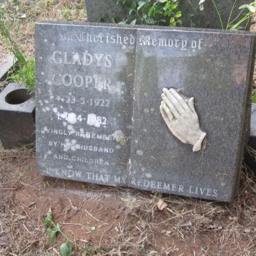 COOPER Gladys 1922-1982