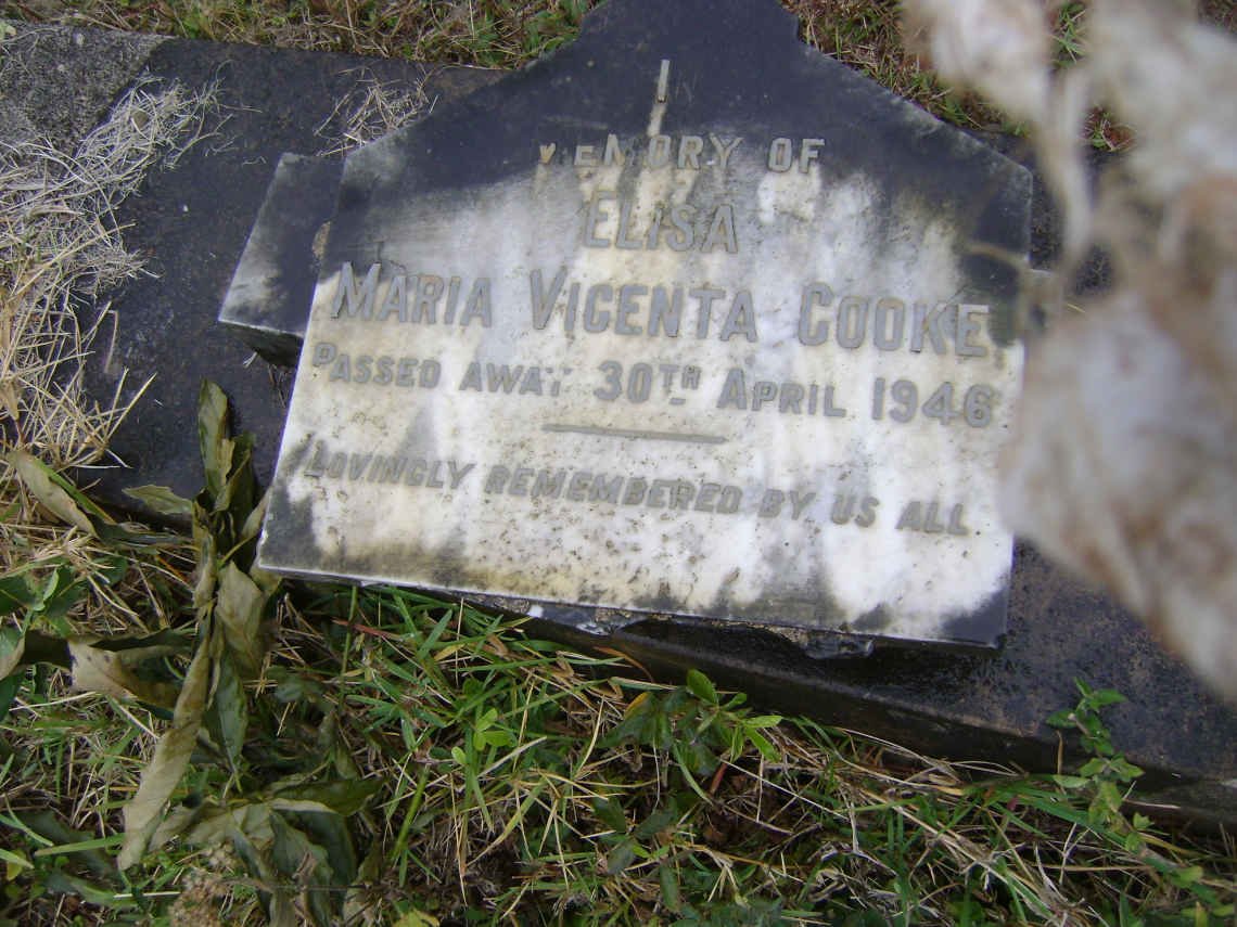 COOKE Elisa Maria Vigenta -1946
