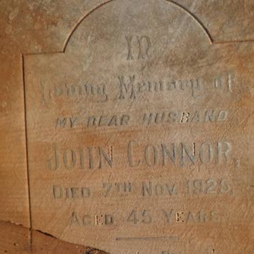 CONNOR John -1925 :: CAMERON Minnie Margaret -1957 :: BADCOCK Dolly -1938 :: JOHNSTON Vera -1980