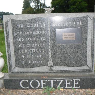 COETZEE Christiaan 1910-1984