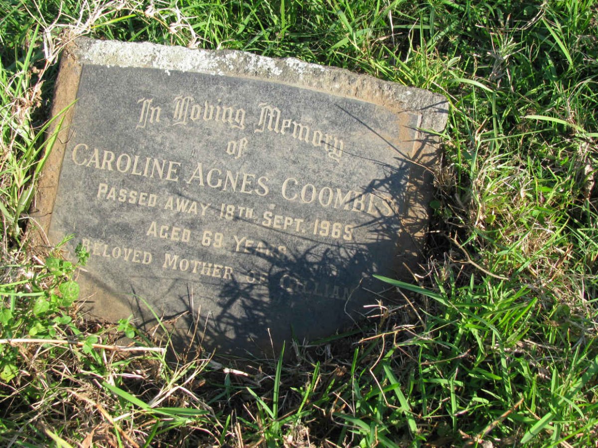 COOMBES Caroline Agnes -1969