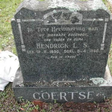 COERTSE Hendrick L.S. 1890-1960