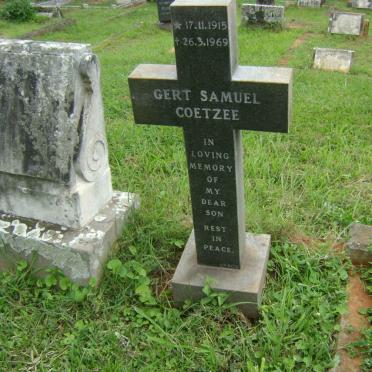 COETZEE Gert Samuel 1915-1969