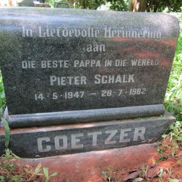 COETZER Pieter Schalk 1947-1982
