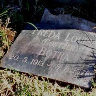COETZER Cornelia Susanna nee BOTHA 1880-1964 :: BOTHA Freda Louisa nee COETZER 1913-1978