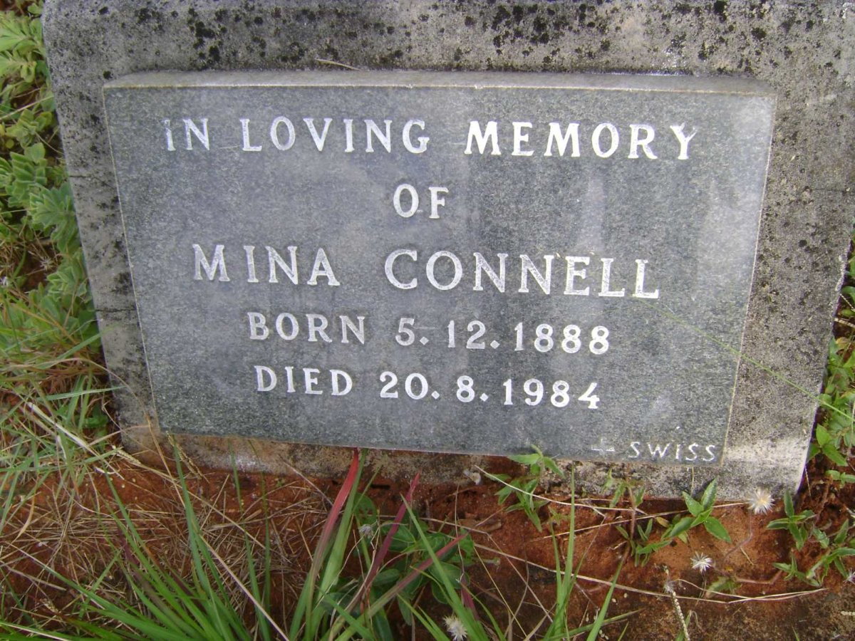 CONNELL Mina 1888-1984
