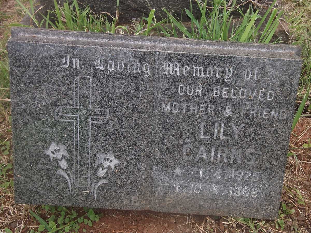 CAIRNS Lily 1925-1988