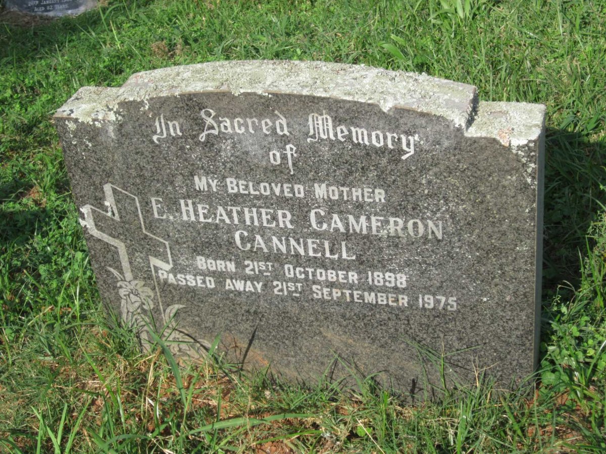 CANNELL Enid Heather Cameron 1898-1975