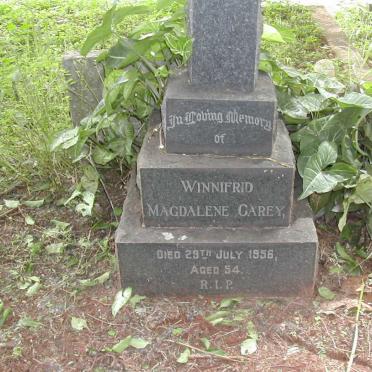 CAREY Winnifrid Magdalene -1956