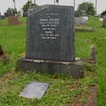 CALDER James -1948 &amp; Alice -1972 :: CHRISTIAN Stanley Edward 1924-2005 &amp; Joan Mary CALDER 1926-2001
