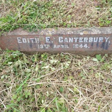 CANTERBURY Edith E. -1944