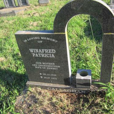 CALLAGHAN Winafred Patricia 1934-1970
