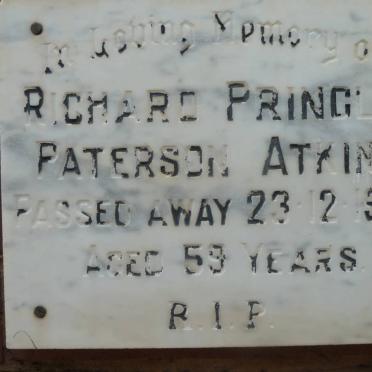 ATKINS Richard Pringle Paterson -1972