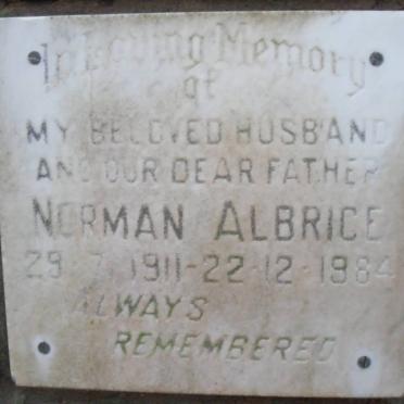 ALBRICE Norman 1911-1984