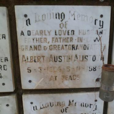 ALISTOUN Albert Austin 1904-1984