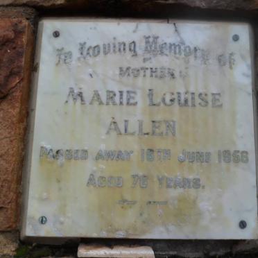 ALLEN Marie Louise -1956