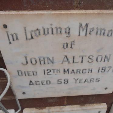 ALTSON John -1971