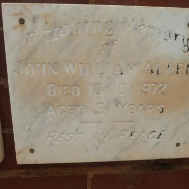 ALLEN John William -1972