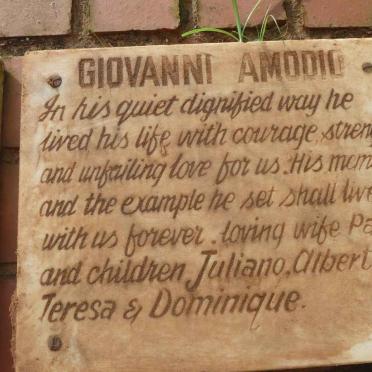 AMODIO Giovanni