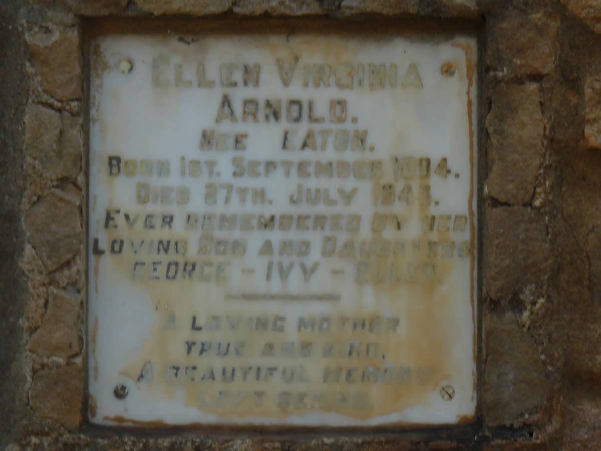 ARNOLD Ellen Virginia nee EATON 1904-1946