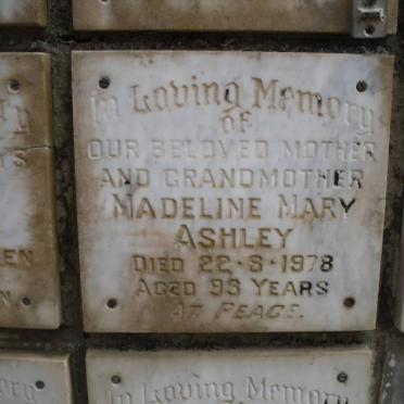 ASHLEY Madeline Mary -1978