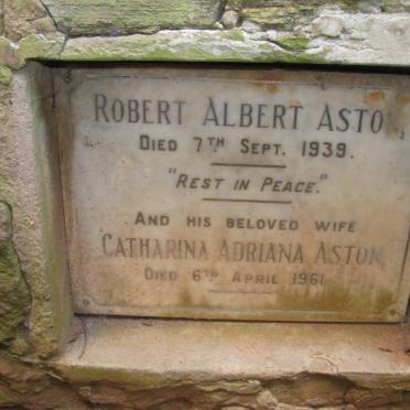 ASTON Robert Albert -1939 &amp; Catharina Adriana -1961