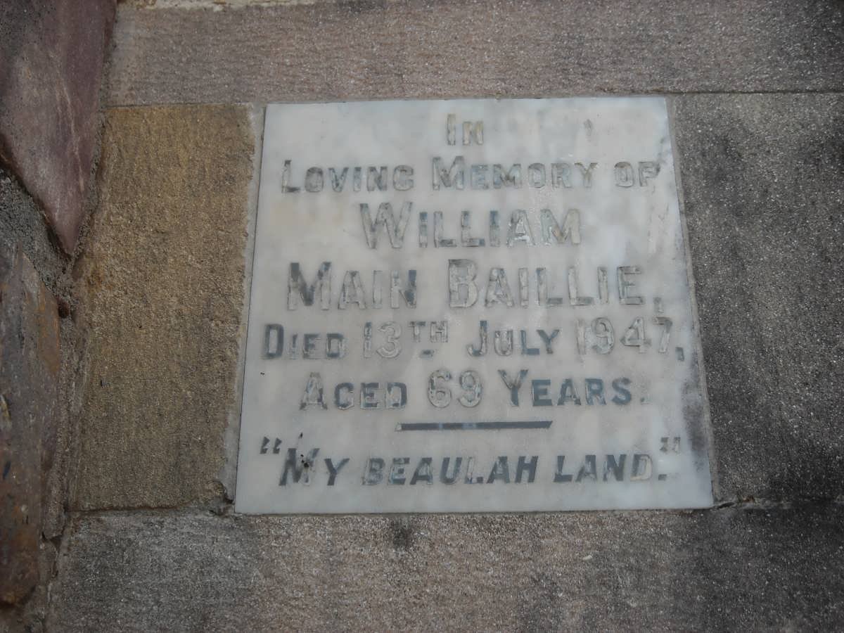 BAILLIE William Main -1947