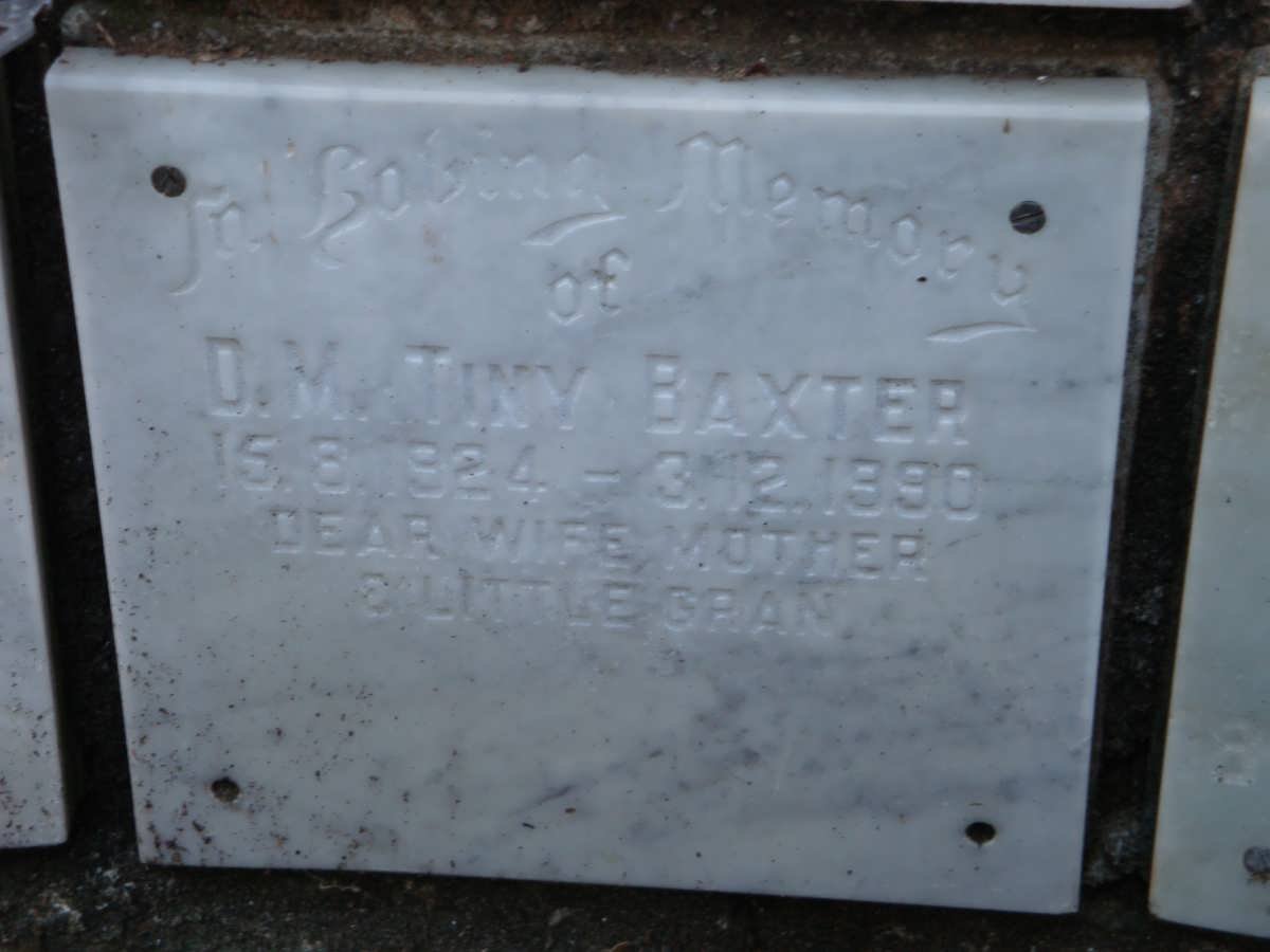 BAXTER D.M. 1924-1990