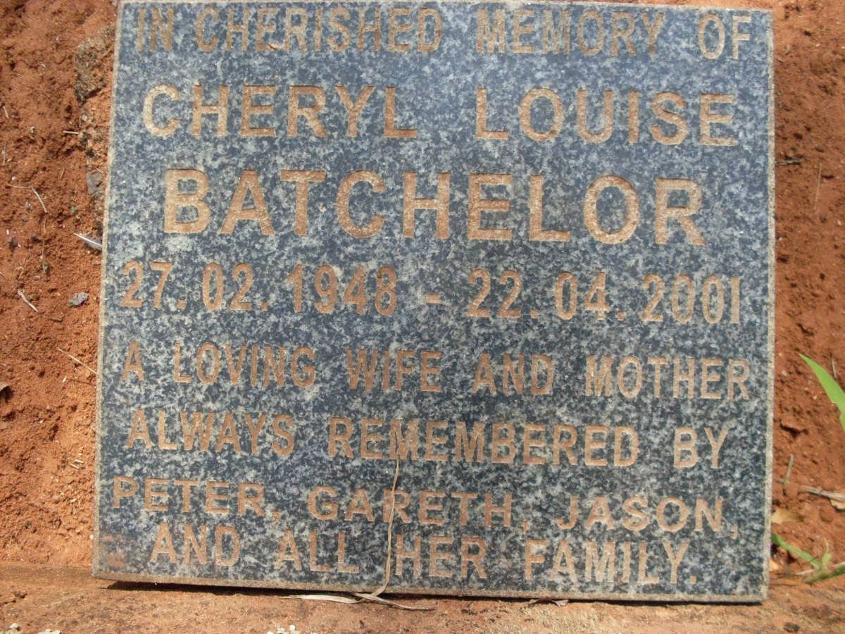 BATCHELOR Cheryl Louise 1948-2001