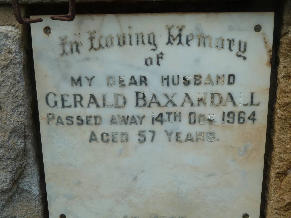 BAXANDALL Gerald -1964