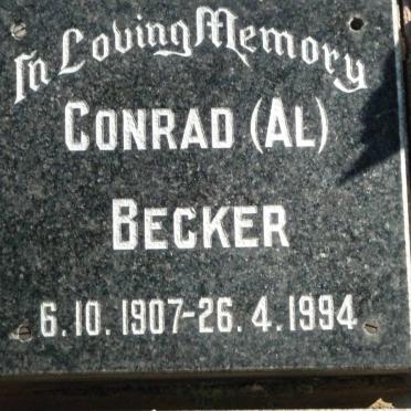 BECKER Conrad 1907-1994