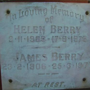 BERRY James 1906-1977  &amp; Helen 1909-1975