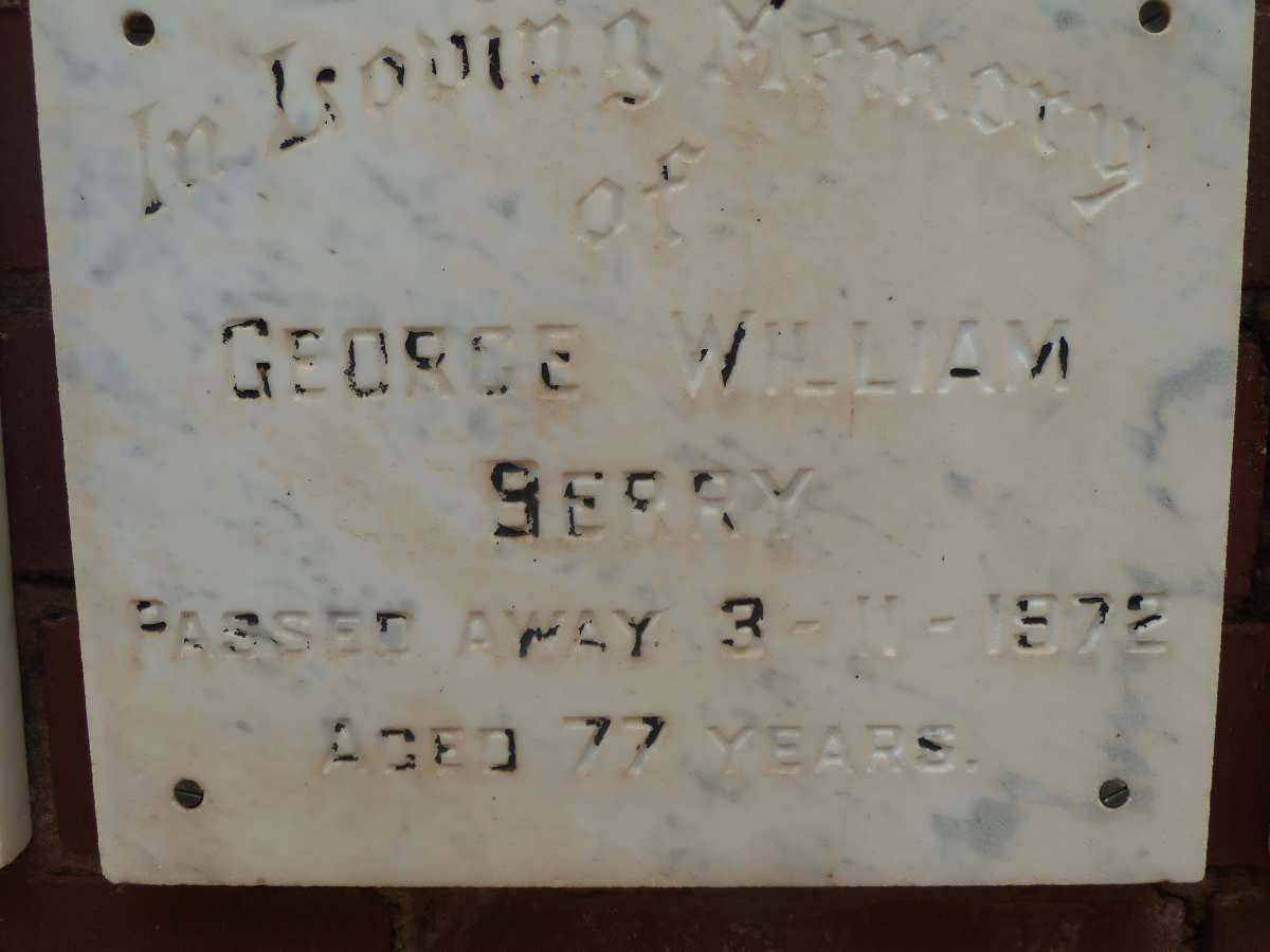 BERRY George William -1972
