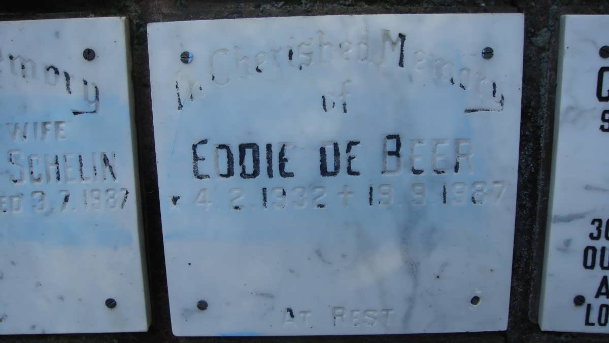 BEER Eddie, de 1932-1987