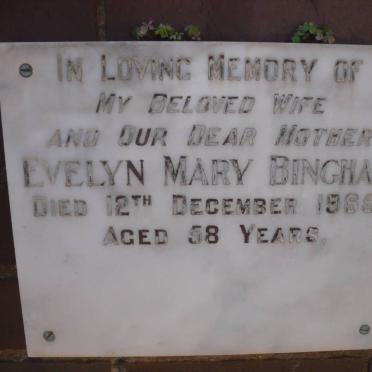 BINGHAM Evelyn Mary -1965