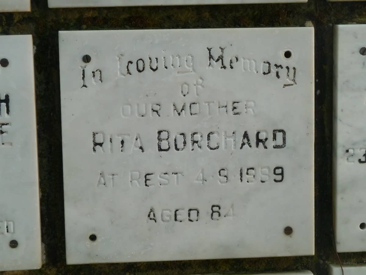 BORCHARD Rita -1989