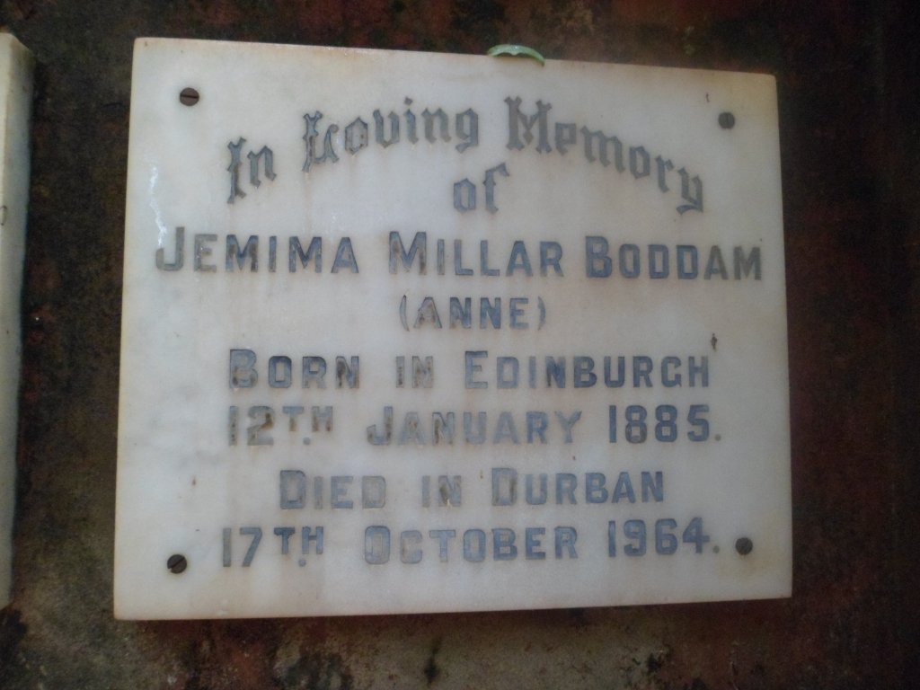 BODDAM Jemima Millar 1885-1964