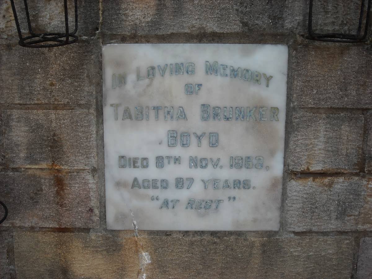 BOYD Tabitha Brunker -1963