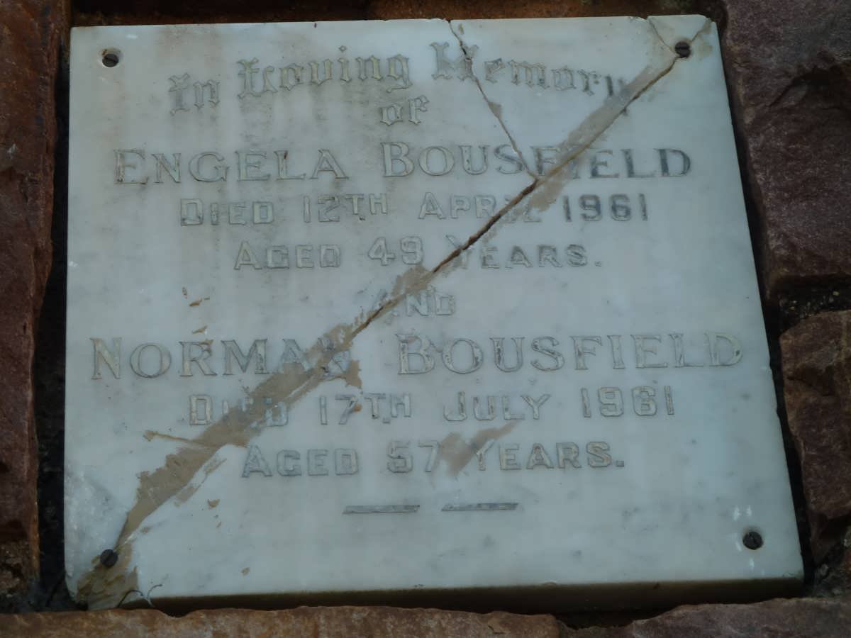 BOUSFIELD Norman -1961 &amp; Engela -1961