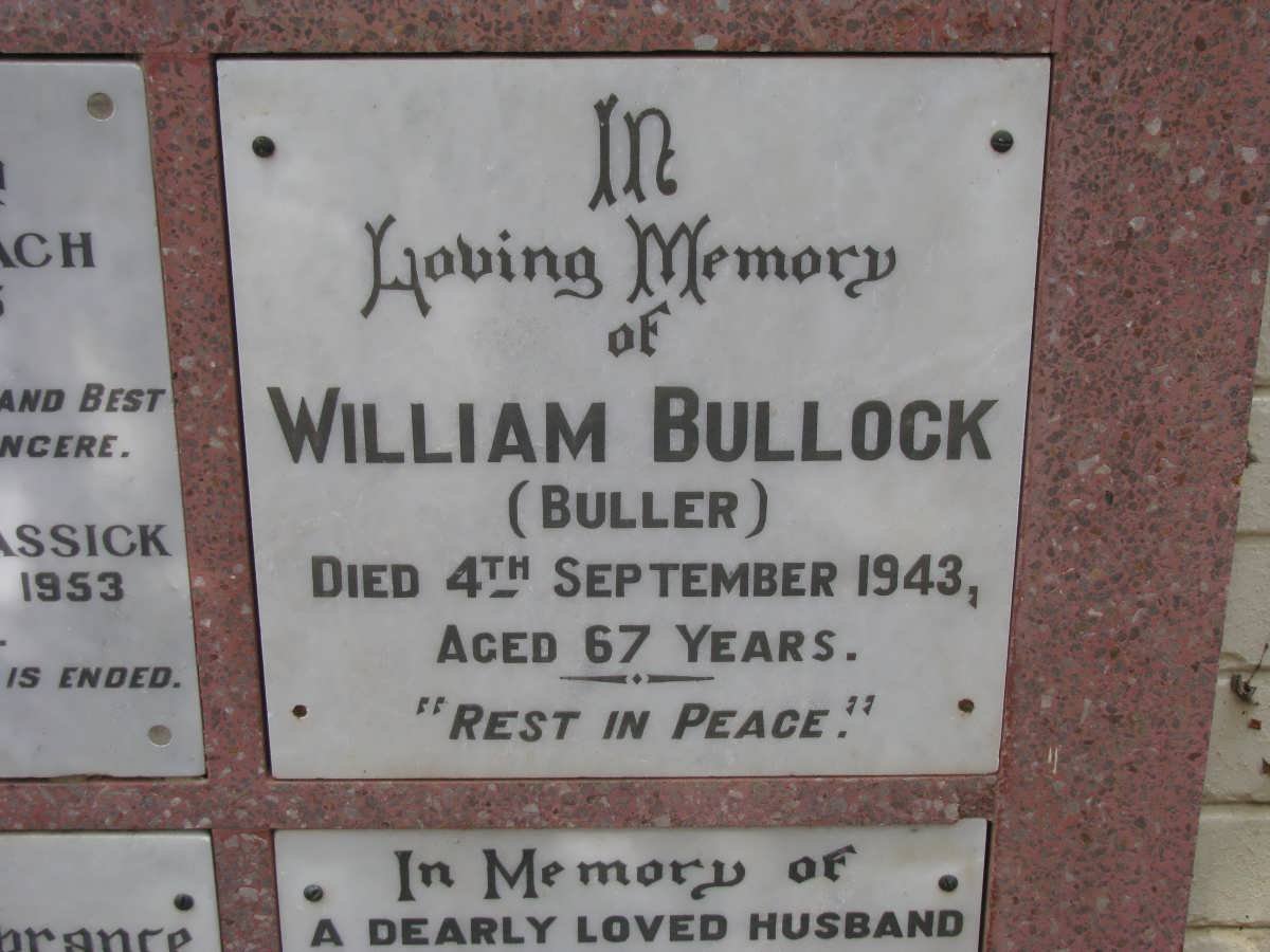 BULLOCK William -143