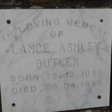 BUTLER Lance Ashley 1963-1989