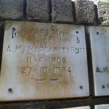 BUTT A. M. 1906-1984