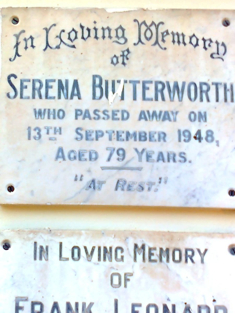 BUTTERWORTH Serena -1948
