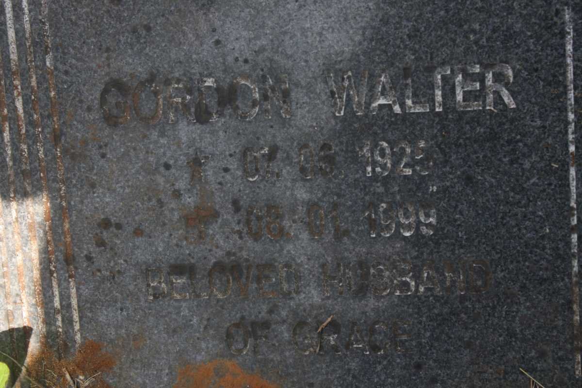 BURNE Gordon Walter 1925-1999