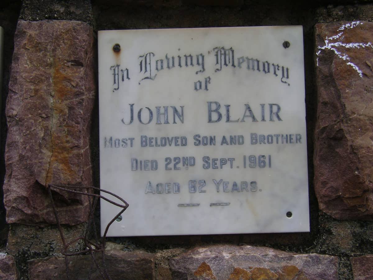 BLAIR John -1961
