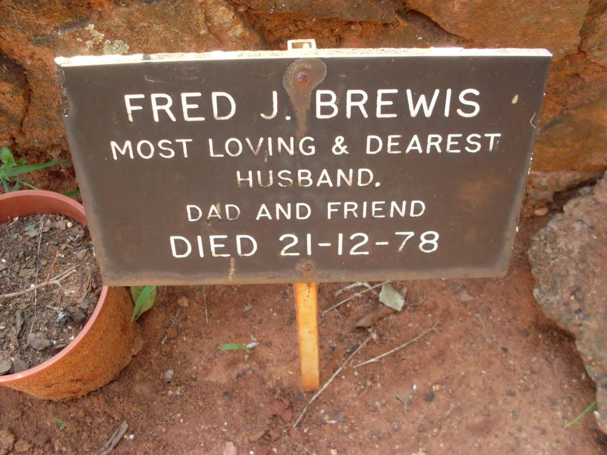BREWIS Fred J. -1978